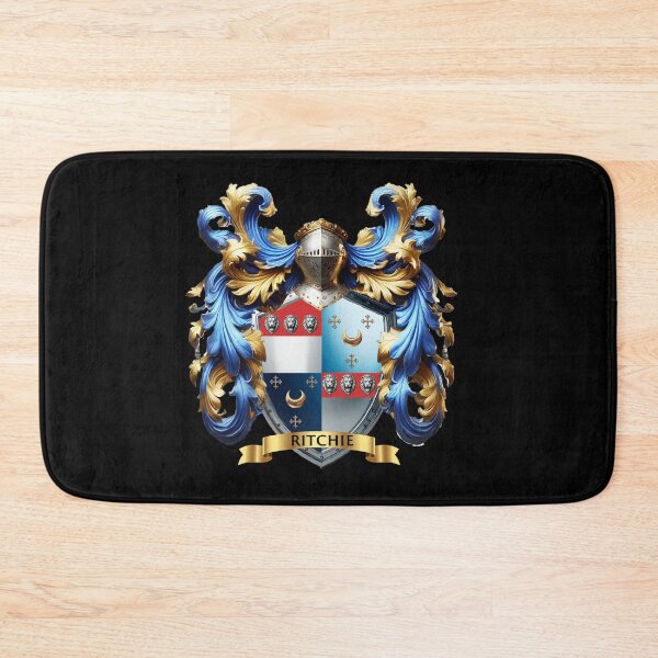 Item preview, Ritchie Family Crest  Lions of Strength, Moons of Wisdom, Crosses of Legacy designed and sold by Highlandkings.