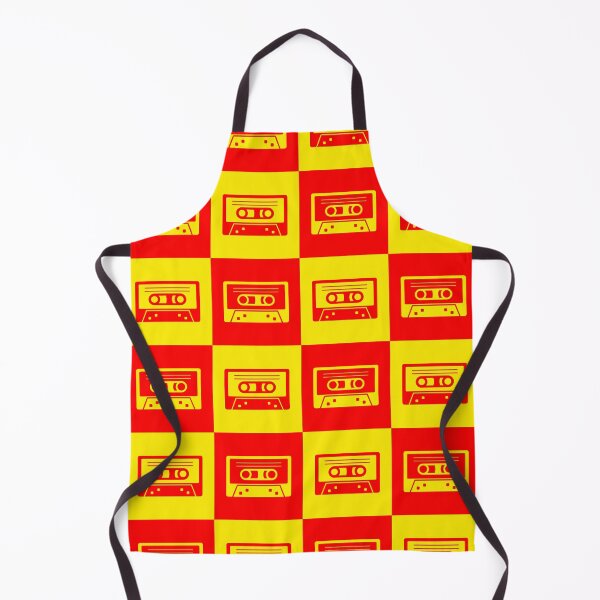 Item preview, Red and Yellow Cassette Tape Checkered Pattern designed and sold by PILANTROP.