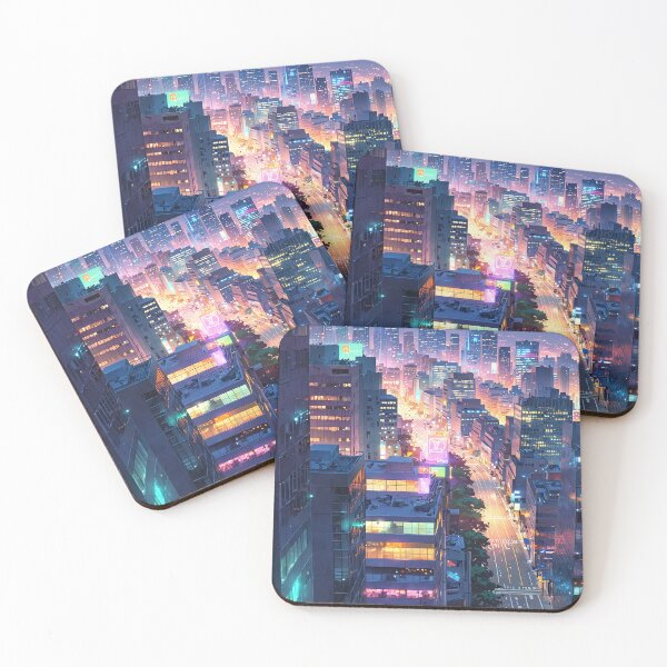 Item preview, Nightime Melbourne, Australia designed and sold by Worldscape Wonders.