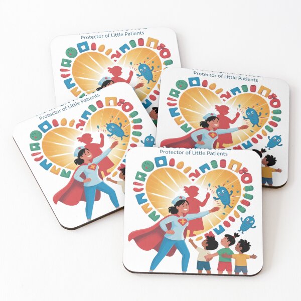 Item preview, Super Nurse – Protector of Little Patients designed and sold by Giuggimade.