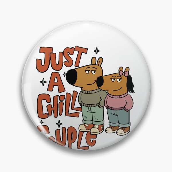 Item preview, Just a Chill Couple - Meme designed and sold by FarieArt.