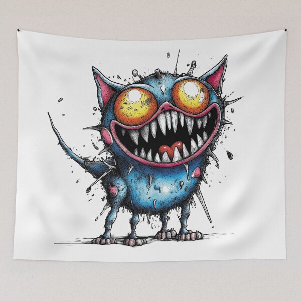 Item preview, Illustrative Zombie Cat designed and sold by Type2Design.