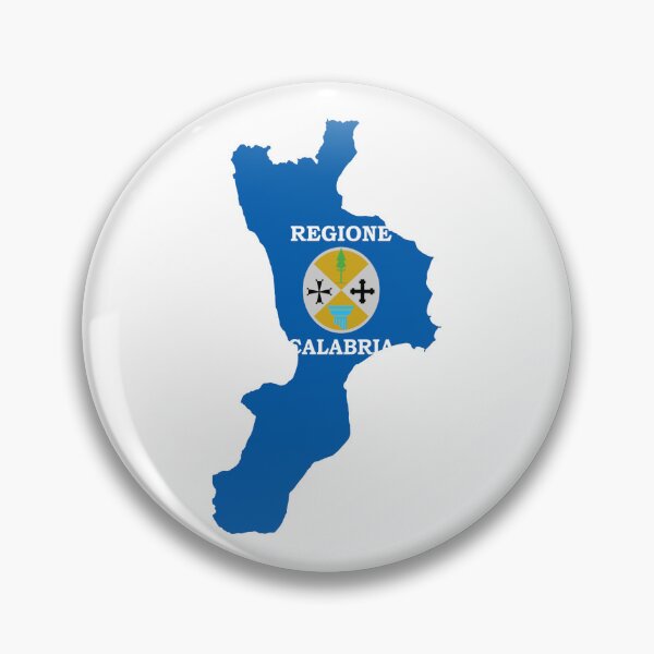 Item preview, Flag map of Calabria, Italy designed and sold by Beluga Cat.
