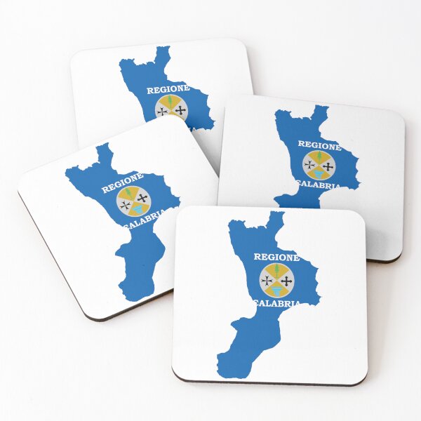 Item preview, Flag map of Calabria, Italy designed and sold by Beluga Cat.