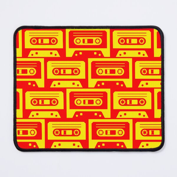 Item preview, Red and Yellow Cassette Tape Pattern designed and sold by PILANTROP.
