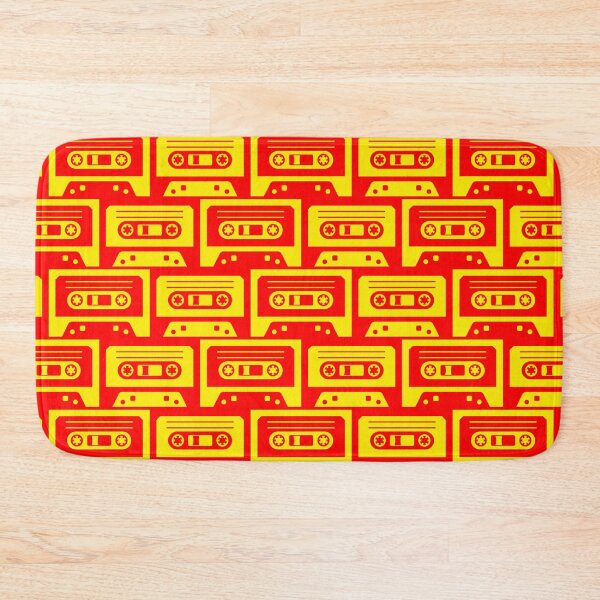 Item preview, Red and Yellow Cassette Tape Pattern designed and sold by PILANTROP.