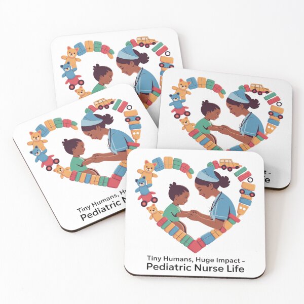 Item preview, Tiny Humans, Big Hearts – Pediatric Nurse Life designed and sold by Giuggimade.