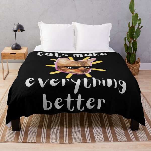 Item preview, Cats make everything better designed and sold by WynnieShop.