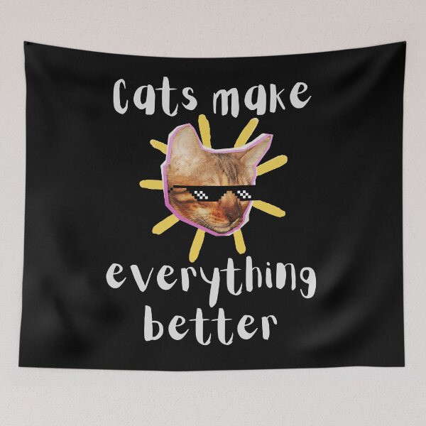 Item preview, Cats make everything better designed and sold by WynnieShop.