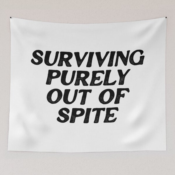 Item preview, Surviving Purely Out Of Spite designed and sold by ZoollGraphics.