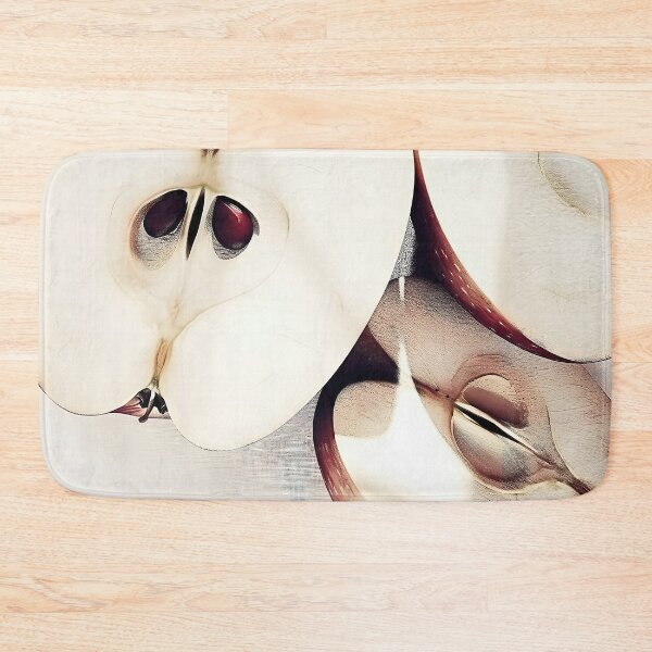Item preview, A 3D rendered image showcasing sliced apple halves. designed and sold by CheerForGoods.