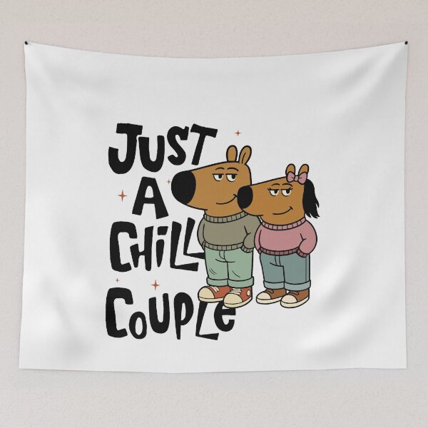 Item preview, Just a Chill Couple - Lovely  designed and sold by FarieArt.