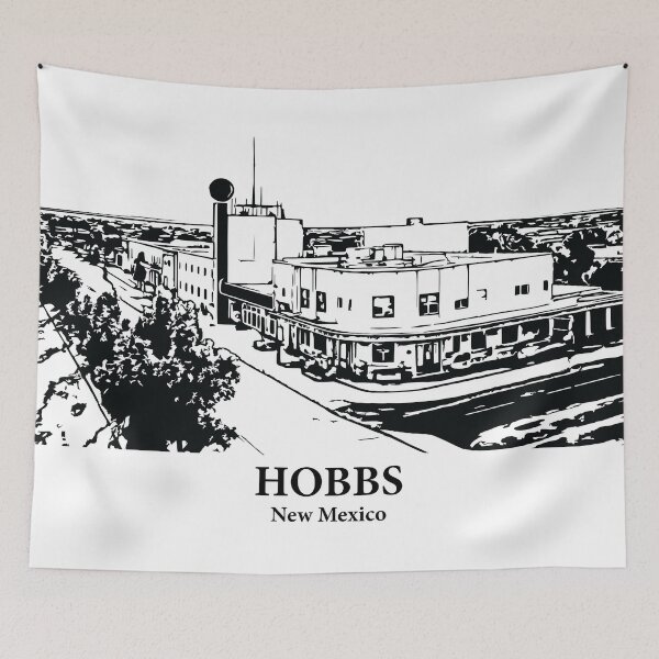 Item preview, Hobbs - New Mexico designed and sold by Lakeric Cityscapes.