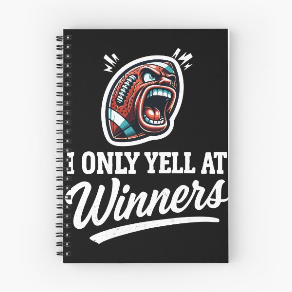 Item preview, I Only Yell at Winners Football Coach Funny Motivational Design	 designed and sold by Victor Shadehorn.
