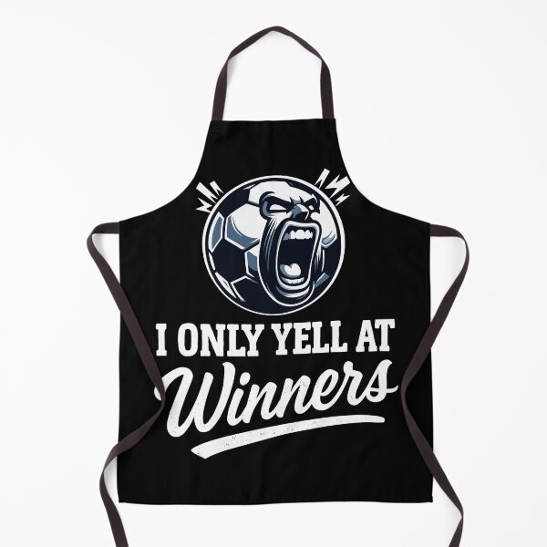 Item preview, I Only Yell at Winners Funny Soccer Coach Motivational Design designed and sold by Victor Shadehorn.