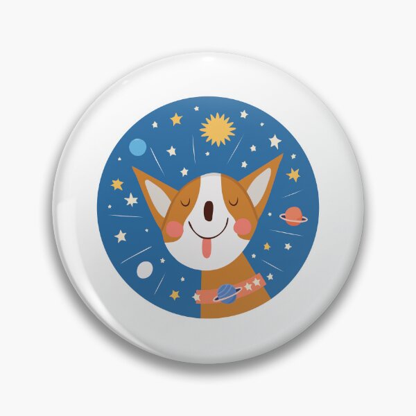 Item preview, Cosmic doggy poking his tongue out designed and sold by jazzydevil.