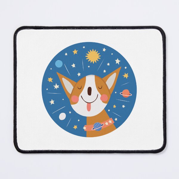 Item preview, Cosmic doggy poking his tongue out designed and sold by jazzydevil.