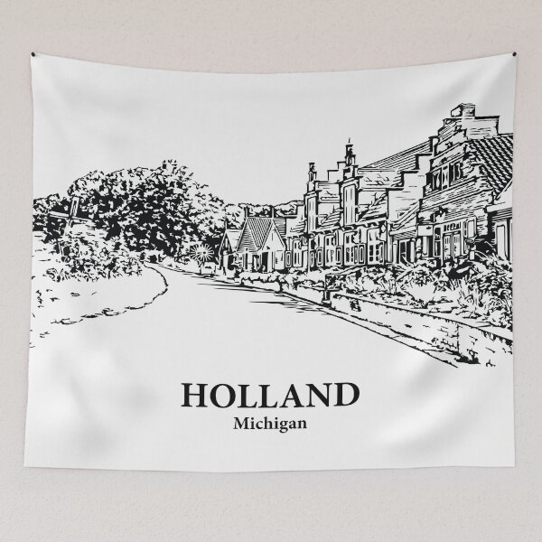Artikelvorschau, Holland - Michigan entworfen und verkauft von Lakeric Cityscapes.