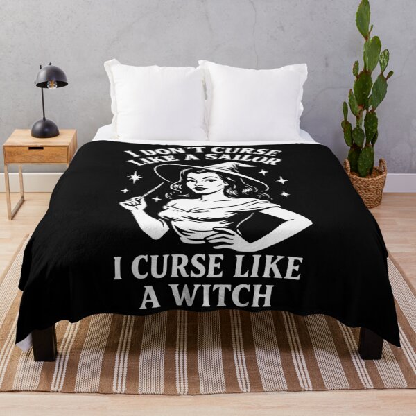 Item preview, I Don’t Curse Like a Sailor I Curse Like a Witch Funny Magical Design	 designed and sold by Victor Shadehorn.