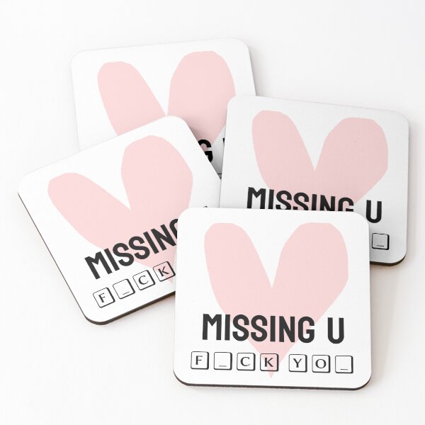 Item preview, Love Heart Missing you FVCK you valentine  designed and sold by Fridays-Child.
