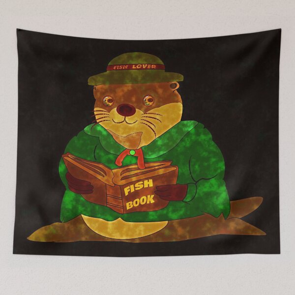Item preview, A MOM OTTER WHO LOVES FISH ADVENTURES designed and sold by Ralek.