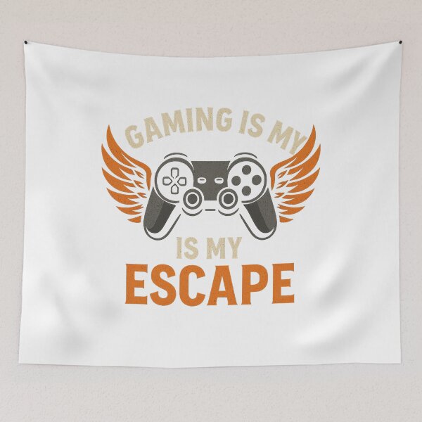 Item preview, Gaming Is My Escape – Freedom Through Play designed and sold by PastimeMastery.