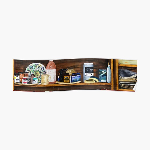 Art Shelf painting Poster