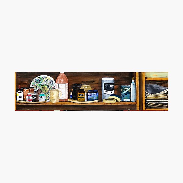 Art Shelf painting Photographic Print