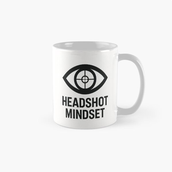 Item preview, Headshot Mindset – Precision Gamer Style designed and sold by PastimeMastery.