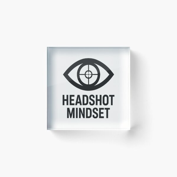 Item preview, Headshot Mindset – Precision Gamer Style designed and sold by PastimeMastery.