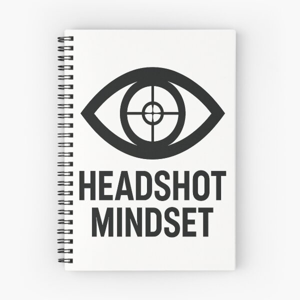 Item preview, Headshot Mindset – Precision Gamer Style designed and sold by PastimeMastery.