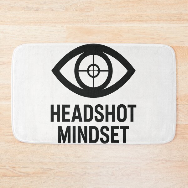 Item preview, Headshot Mindset – Precision Gamer Style designed and sold by PastimeMastery.
