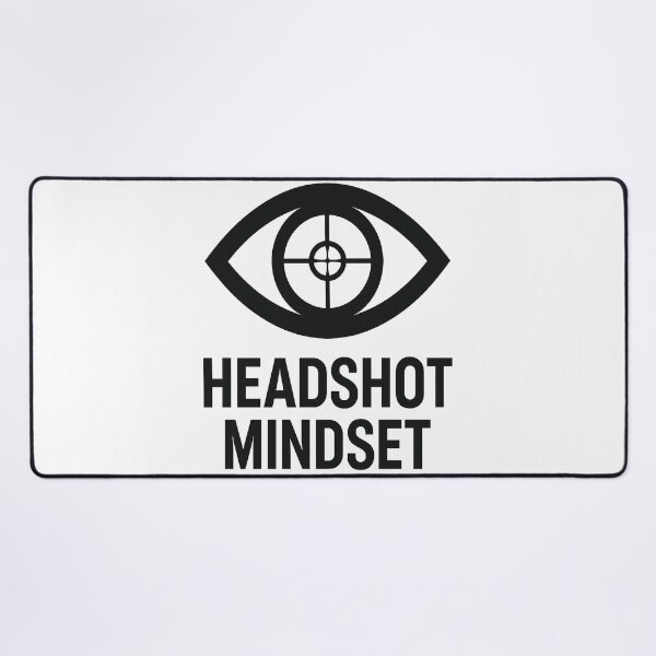 Item preview, Headshot Mindset – Precision Gamer Style designed and sold by PastimeMastery.