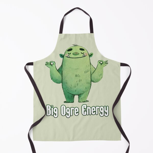 Item preview, Big Ogre Energy Funny Chill Green Monster Confidence Design designed and sold by Victor Shadehorn.