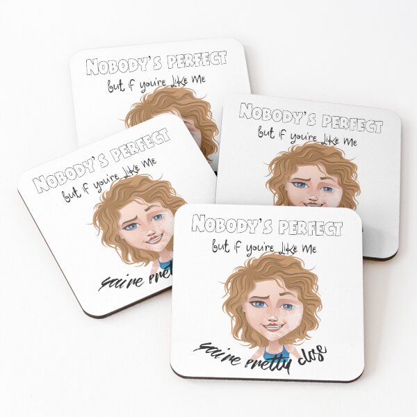 Item preview, Nobody's Perfect But If You're Like Me You're Pretty Close - Vitiligo Awareness designed and sold by Ms-Bees-Tees.