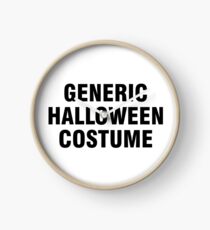 Generic Halloween costume Clock
