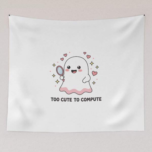 Item preview, Too Cute to Compute Ghost designed and sold by Arcane-Aesthete.