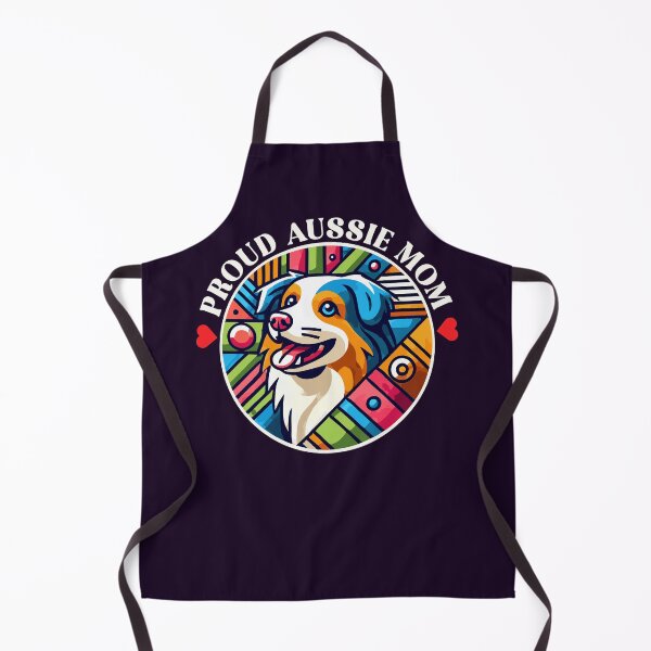 Item preview, Proud Aussie Mom Colorful Australian Shepherd Dog Lover Design designed and sold by Victor Shadehorn.