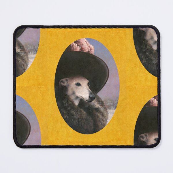 Item preview, Edwardian Whippet Lady On Gold designed and sold by mictomart.