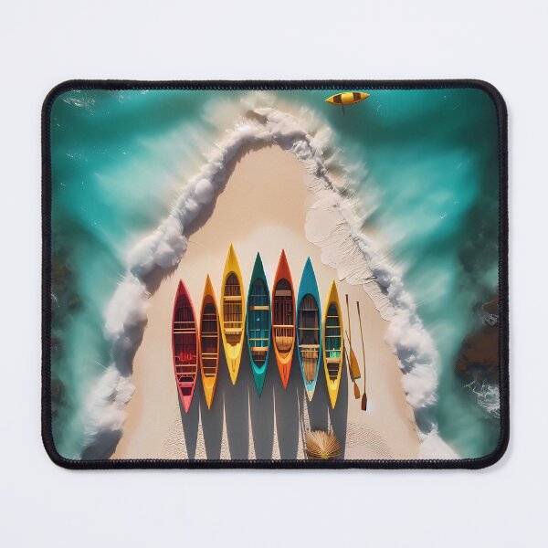 Item preview, Beached Canoes designed and sold by Vibranta Studio.