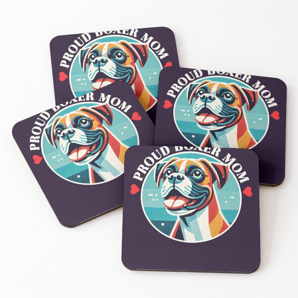 Item preview, Proud Boxer Mom Colorful Pop Art Dog Lover Design	 designed and sold by Victor Shadehorn.