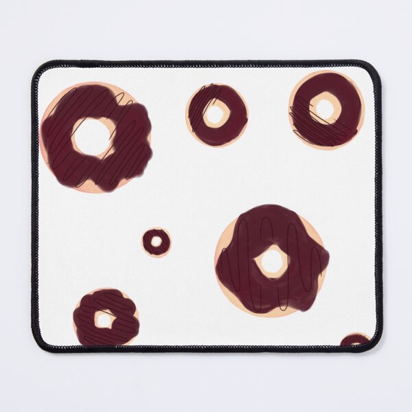 Item preview, Chocolate glazed donuts with chocolate ganache designed and sold by Priyan96.