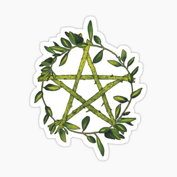 Pentacle of Nature Sticker