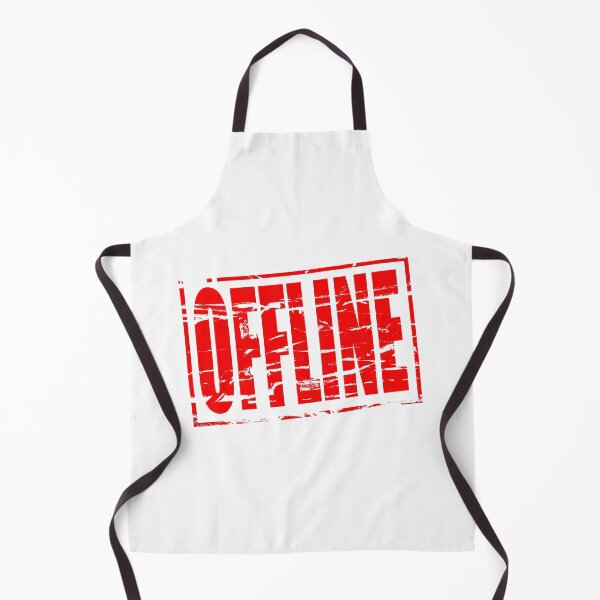 Item preview, Red rubber stamp effect - Offline.  designed and sold by funkyworm.
