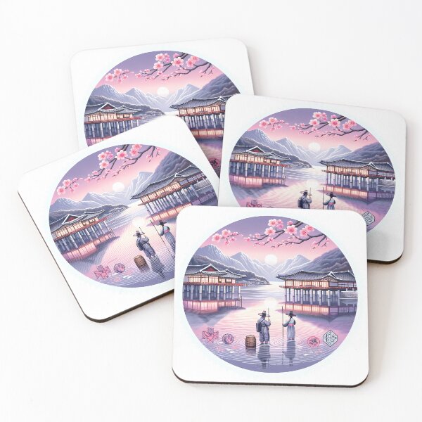 Item preview, Stunning South Korea: Land of Morning Calm - Stamp designed and sold by StampGPT.