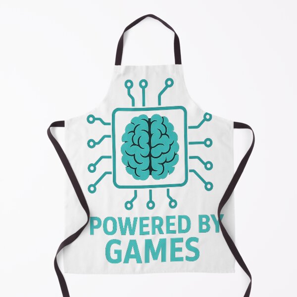 Item preview, Powered by Games – Neural Gamer Chip Design designed and sold by PastimeMastery.