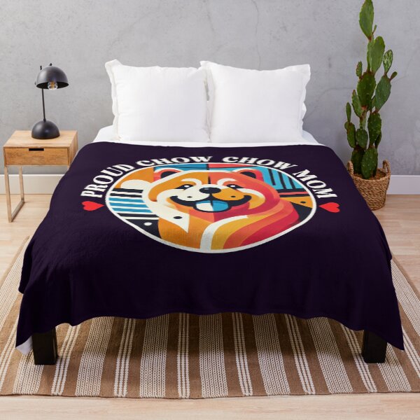Item preview, Proud Chow Chow Mom Colorful Pop Art Dog Lover Design designed and sold by Victor Shadehorn.
