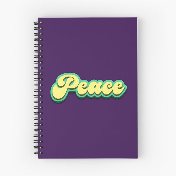 Item preview, Peace Typography Design: Vibrant Green and Yellow Harmony designed and sold by trepiu.