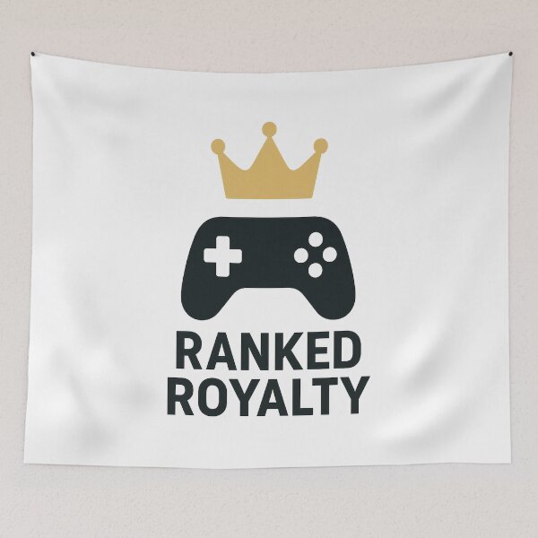 Item preview, Ranked Royalty – Competitive Gamer Crown designed and sold by PastimeMastery.
