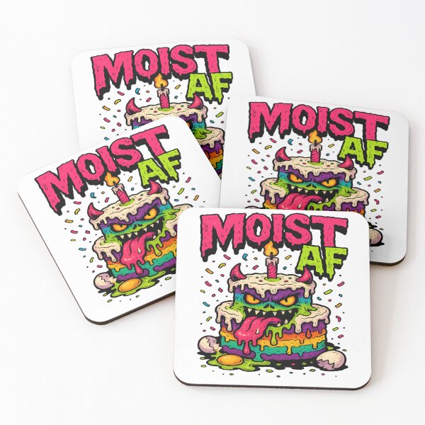 Item preview, Moist AF Birthday Cake - Chaos You Can Taste designed and sold by POD DYNASTY | Original Print On Demand T-Shirt Graphics.
